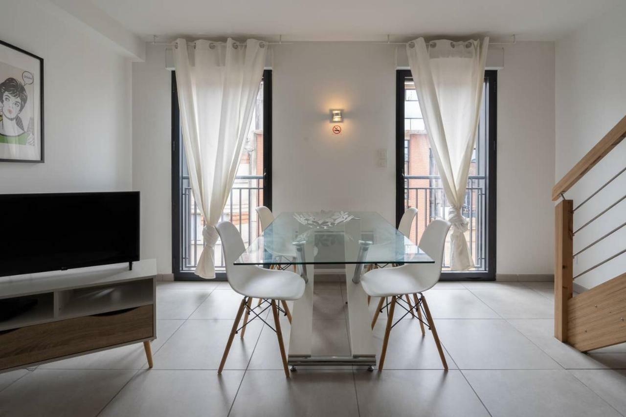 303 - Appartement Duplex Moderne - Jeanne D'Arc, Тулуза Экстерьер фото
